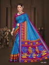 Ikkat With Latkan Daily Wear Printed Cotton Sarees Catalog